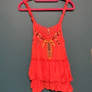 Free People Ruffle Top